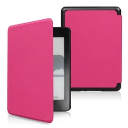 Sleek Protective e - Reader Case with Auto Sleep/Wake Function - C2V2L3 2024 12th Gen (Rose Red)