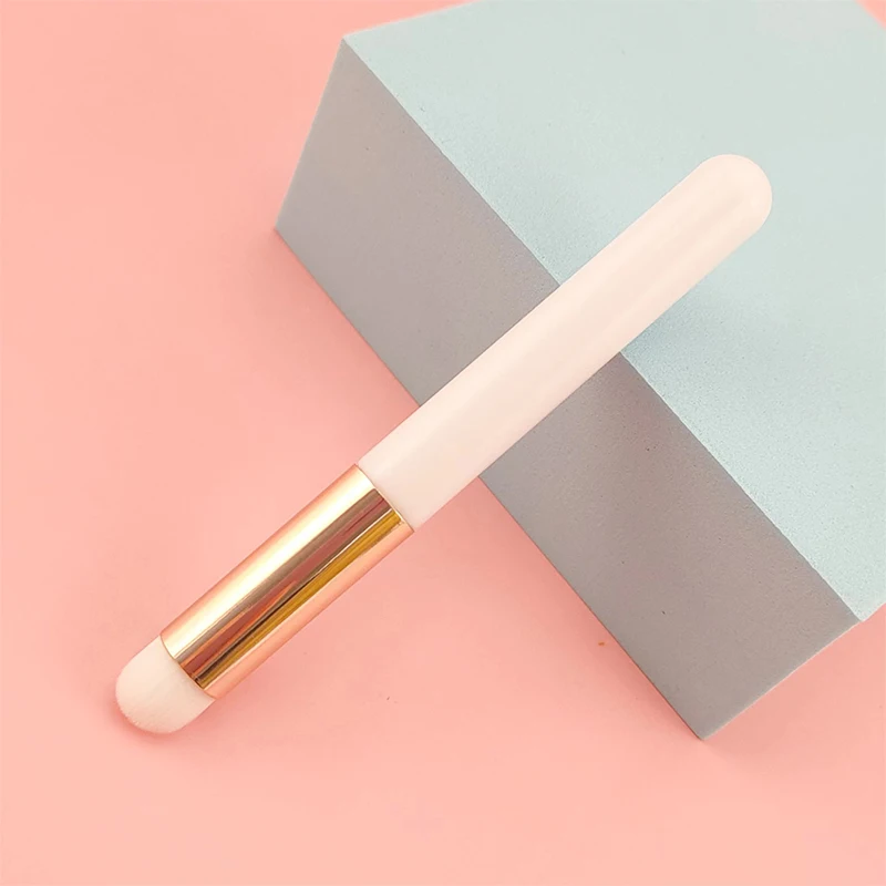 Makeup Brush 3pcs Silicone Lip Balms Lip Mask Brush With Sucker Dust Cover Lipstick Cosmetic Makeup Brushes Lipstick Brush With Storage Box