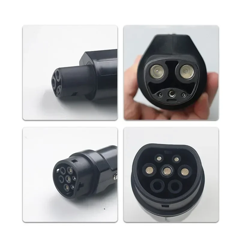 EV Adaptor GBT To Tesla Plug 32A 220V Electric Cars Vehicle Charging Connector