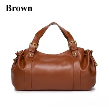 Borsa Hobo da Donna in Morbida Pelle Nera Vintage 2026, Borsa a Spalla Plissettata Ispirata ai Designer, Grande Capacità