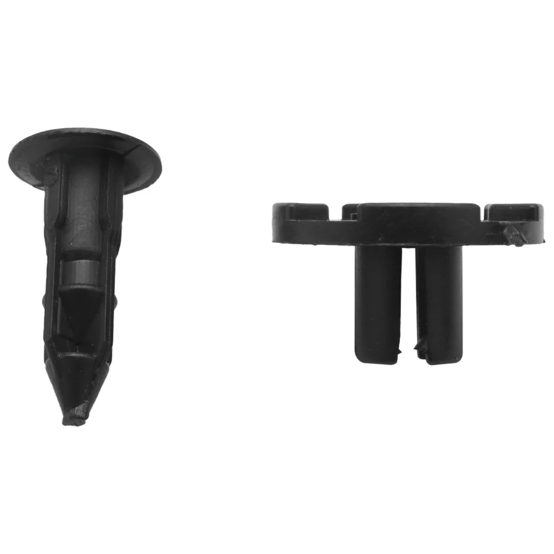 

150 Pieces Plastic Parts 8 Mm Black Hole Bumper Rivet Clip Closure