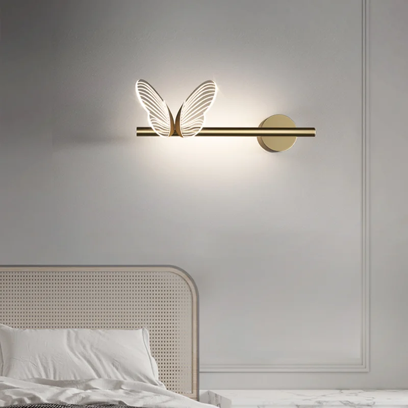 Nordic Butterfly LED Wall Lamp Indoor Lighting For Home Living