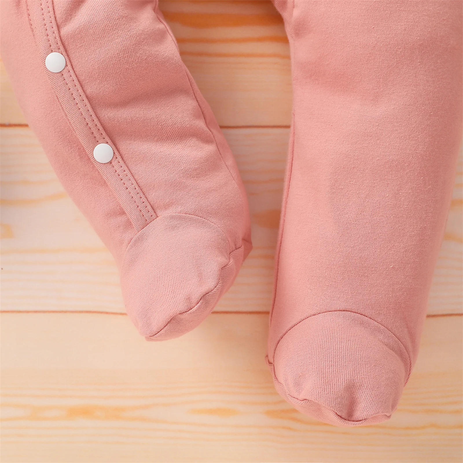 PatPat 2pcs Jumpsuit Baby Girl Clothes 95% Cotton Autumn Infant Newborn Romper Long-sleeve Cute Footed with Hat Set for Babies