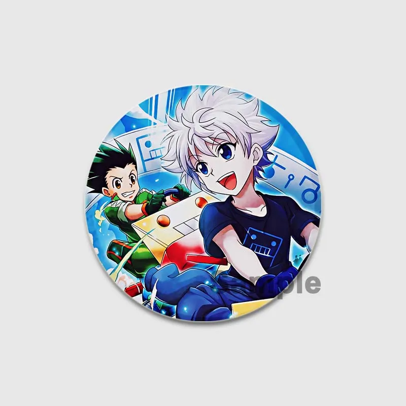 Badges Pins Hunter X Hunter - 9 Pièces, 58mm, Alliage, Décorations Pour Sacs Et Vêtements - 5