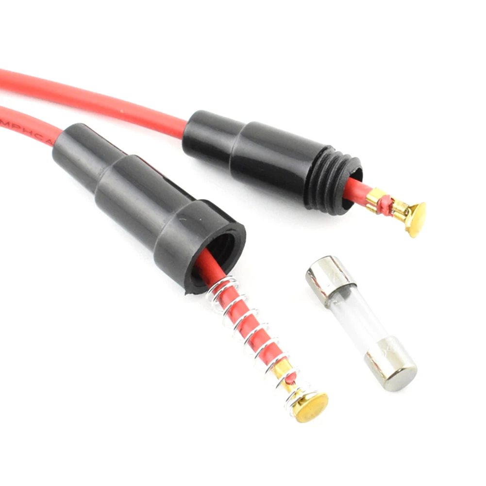 10pcs Wire Line Holder 22AWG Screw Types Fuse Holder 5x20mm/6x30mm Fuse Preventing Short Circuits Auto Parts