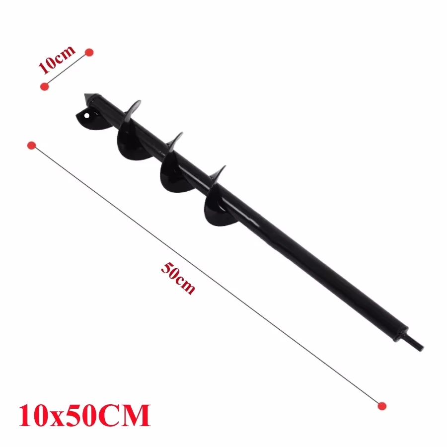 Versatile DIY Carbon Steel Garden Auger and Planting Drill Bit