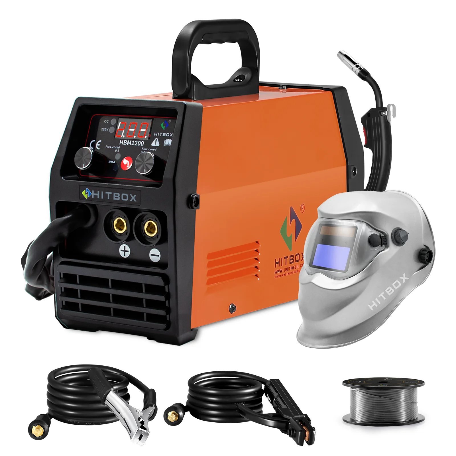 HITBOX 3 in 1 HBM1200 110V/220V Semi automatic Welding Machine Lift Tig