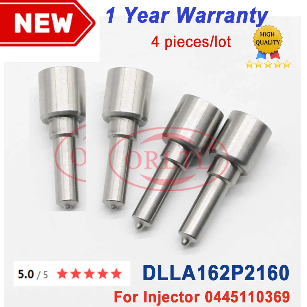 

4 наконечника топливной форсунки DLLA162P2160 0433172160, комплекты для ремонта автомобиля для SEAT For SKODA 0445110480 0445110616 0445110478 0445110479