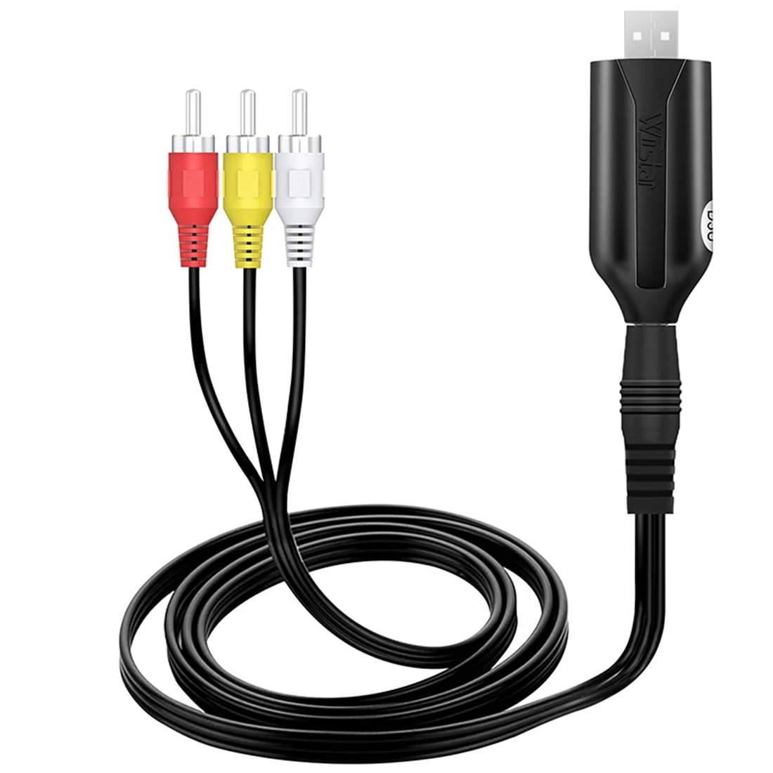 Wiistar Usb Video Capture Card Vhs A Digital Rca A Usb 2.0 Convertitore Adattatore Dispositivo Di Acquisizione Audio Facile Da Collegare Vcr Dvr Tv