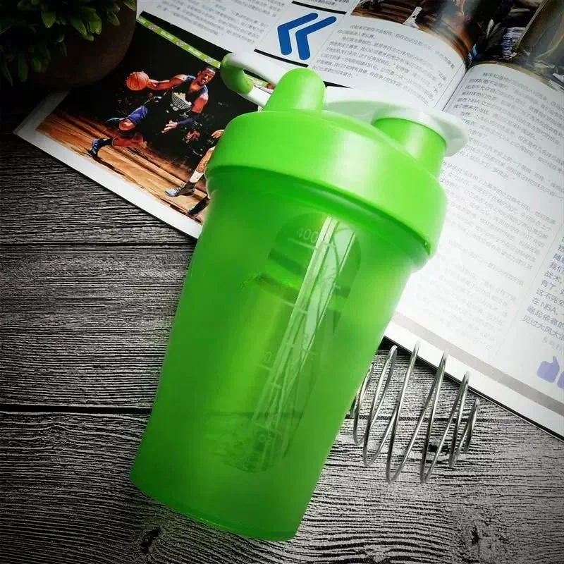 Description Picture 5 of itemSport Shaker Bottle 400ML Whey Protein Powder Mixing Bottle Sport Fitness Gym Shaker Outdoor Portable Plastic Drink Bottle