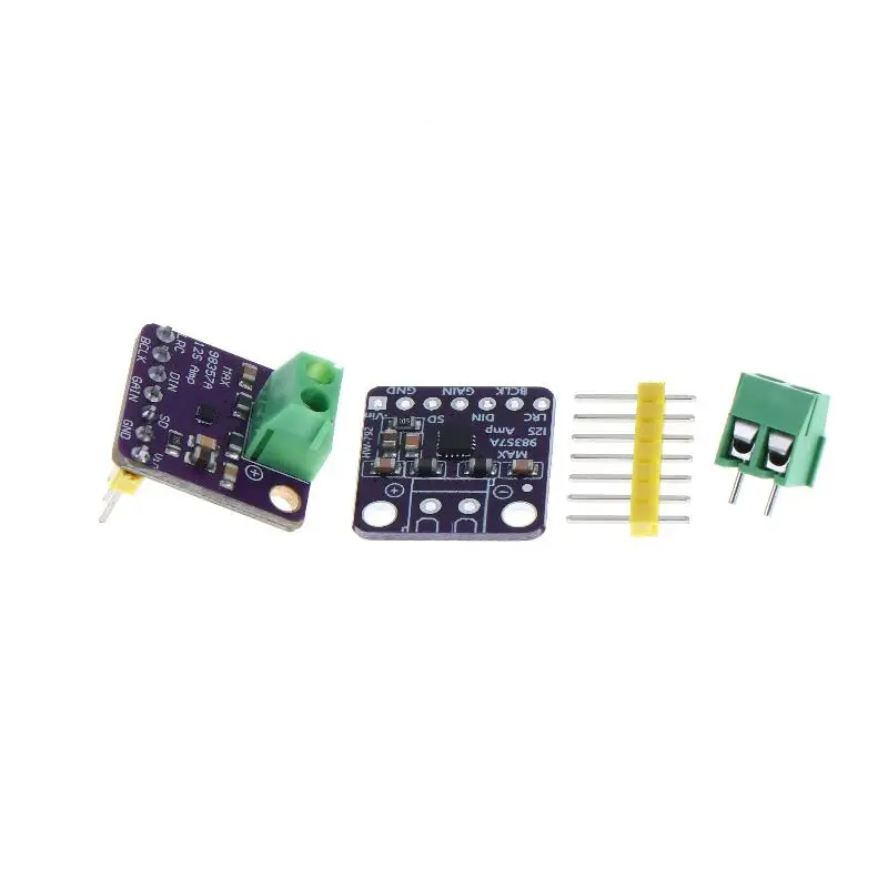 핫세일 1세트 브레이크아웃 인터페이스 I2S DAC 디코더 고품질 MAX98357 MAX98357A I2S 3W 클래스 D 오디오용 앰프