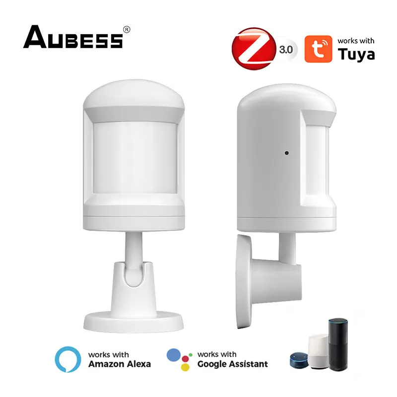 Tuya Pir Sensor Smart Human Motion Movement Rilevatore A Infrarossi Wireless Smart Life Security Alarm Tramite Home Alexa