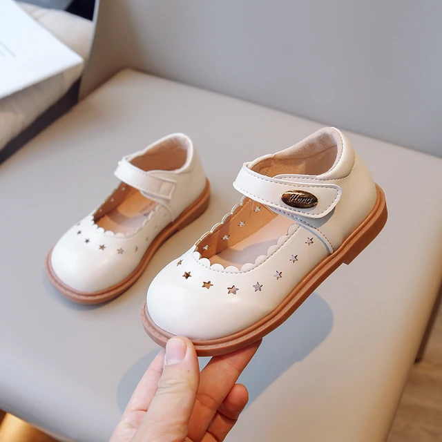 New Soft Children Casual Shoes 2023 New Simple Non-slip Lace France Style  Kids Fashion Girls Leather Shoes Simple Solid Color - AliExpress