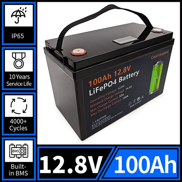 CS-Batteries Lithium Battery 12V 100Ah Boat