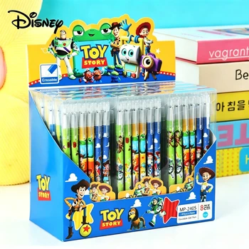 Novità! Set di Penne Toy Story 5, 12/24 Pezzi, Penne Gel Cancellabili con Punta Fine 0.5mm, Inchiostro Blu, Cancelleria per Scuola e Ufficio, Regalo di Compleanno per Studenti