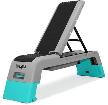 Multifunctional Aerobic Deck - Versatile Fitness Station, Weight Bench, Aerobic Stepper, Plyometrics Box for Cardio Workouts 1