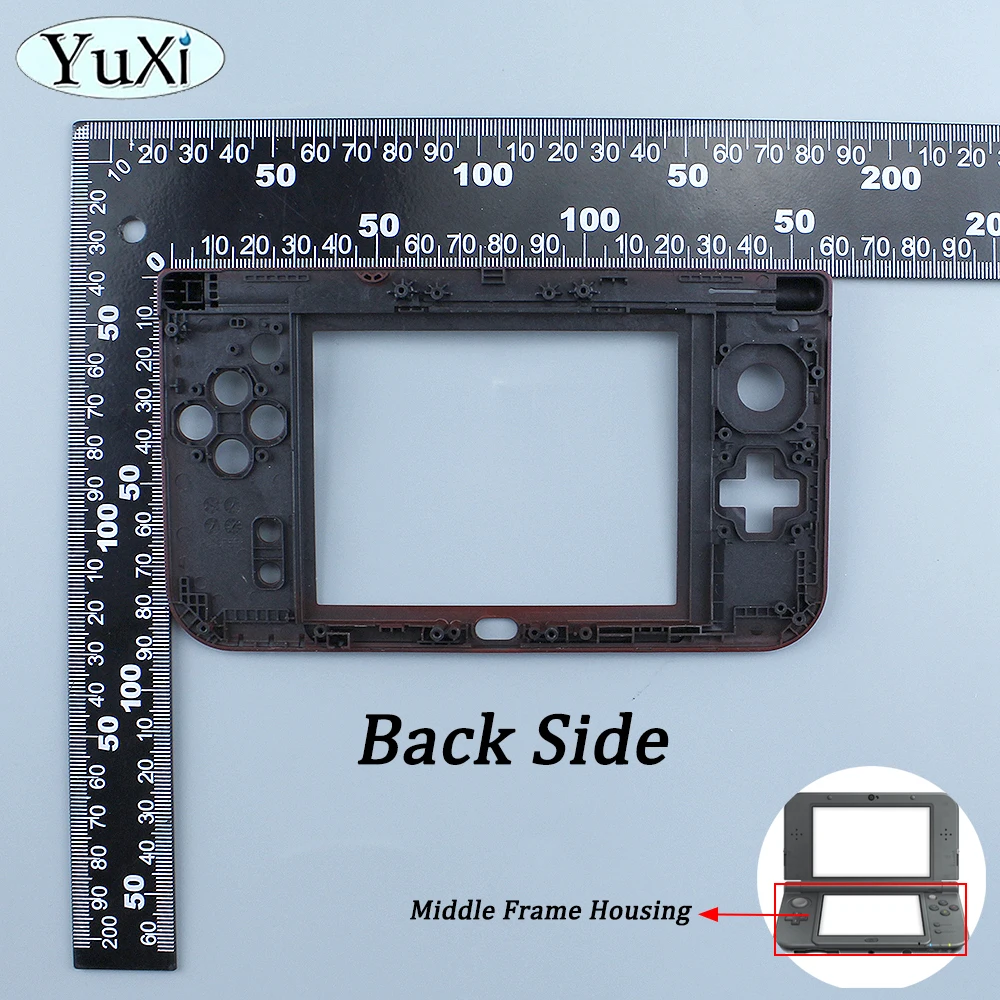 Dobradiça Inferior Médio Substituição do Quadro Shell Habitação Lente da Tela Lcd Superior Toque Stylus Caneta Kits Novo 3ds xl ll - Image 3