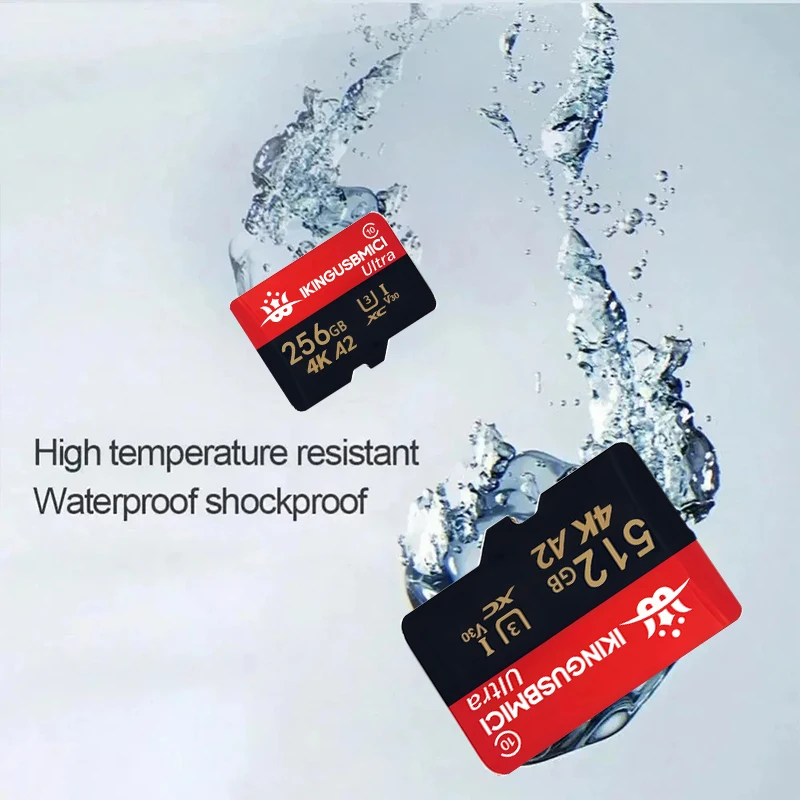 메모리 카드 TF 카드 SD 카드 마이크로 TF/SD 카드 32GB 128GB 256GB 빠른 전송 U3 노트북 보안 카메라 스마트폰용