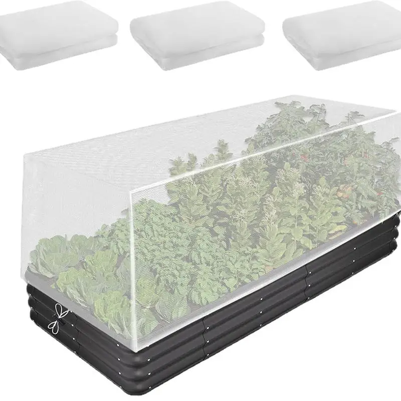 White Garden Insect Protection Net For Plant Vegetables Fruit Care ...
