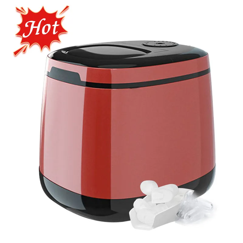 Home commercial small table top bullet-shaped round ice machine electric portable ice machine