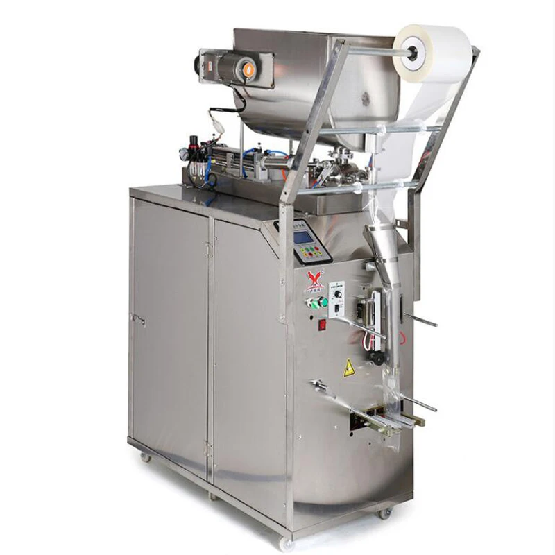 

Automatic Liquid Chili Paste Packaging Machine Oil Sauce Filling Honey Seasoning Water Hot Pot Material Sealing Packing Machine