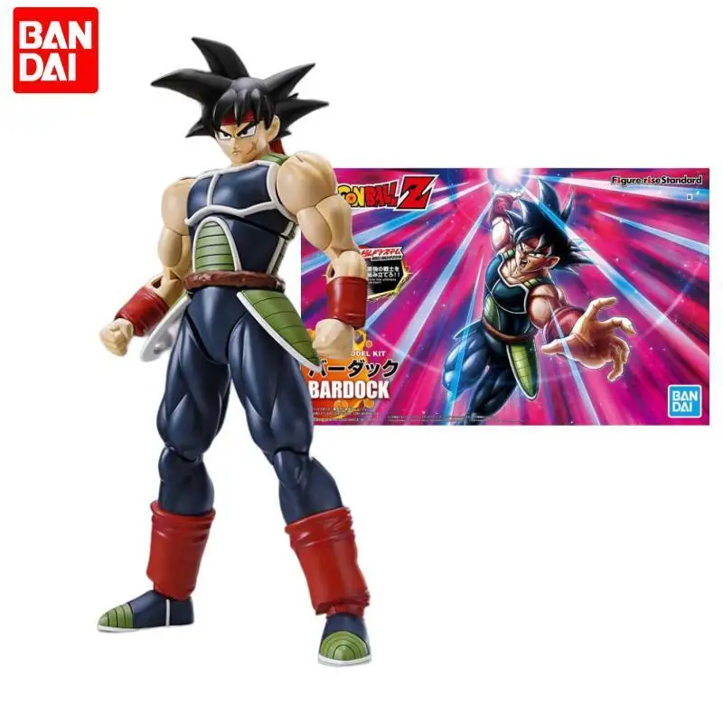 

In Stock Bandai Original Anime Figure Dragon Ball Rise Saiyan Bardock Goku Father Movable Joints Assembled Model Toys Gifts