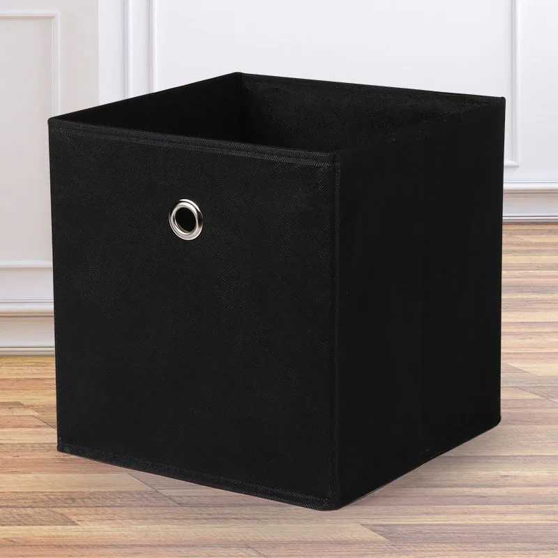 1pc No Lid Storage Box Fabric Storage Box Foldable Organiser Storage Shenanigans 3