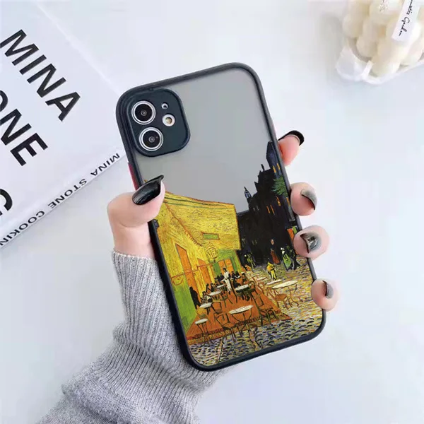 Fall Für Coque iphone 17 16 11 12 13 14 15 Pro Max Mini X XR XS 16 Plus Telefon Fällen kunst Van Gogh Ölgemälde Stoßfest Abdeckungen – Detail 11