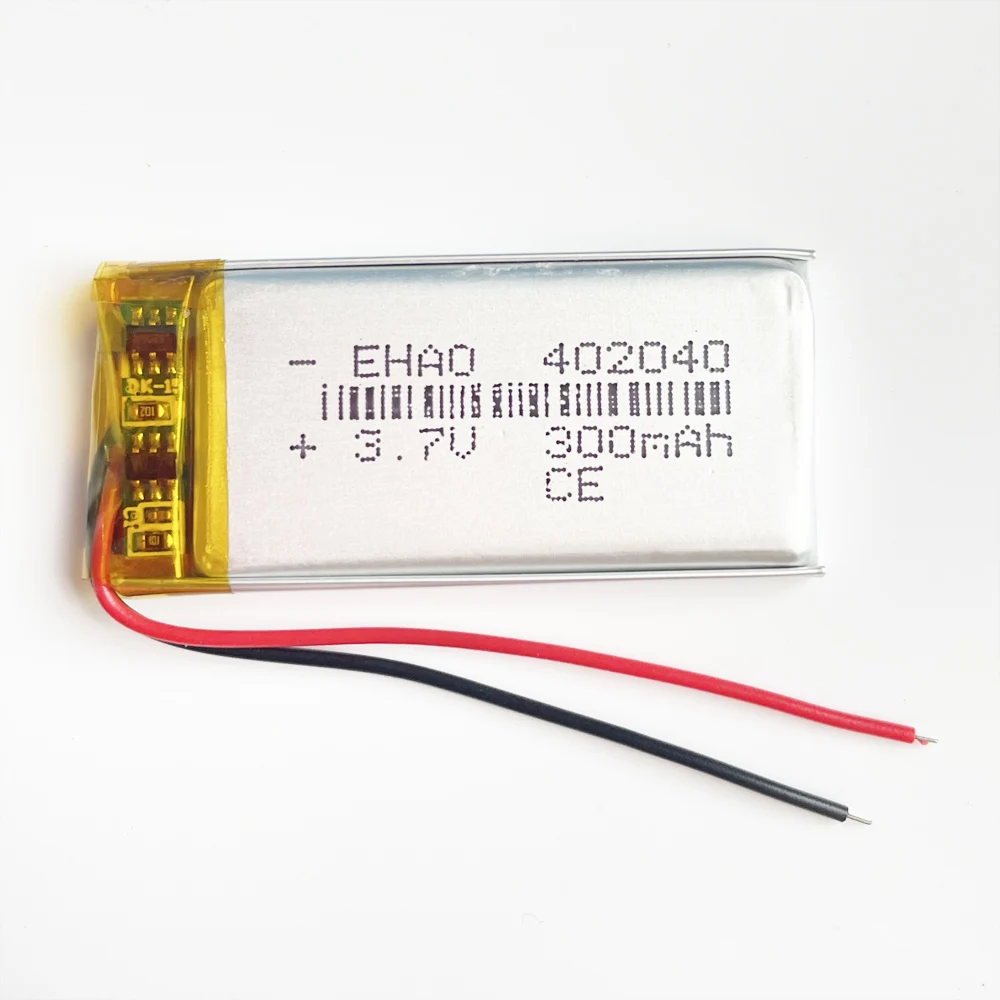 10 pcs 3.7V 300mAh 402040 Lithium Polymer LiPo Rechargeable Battery For Mp3 LED Light Camera Headphone Bluetooth Recorder 2