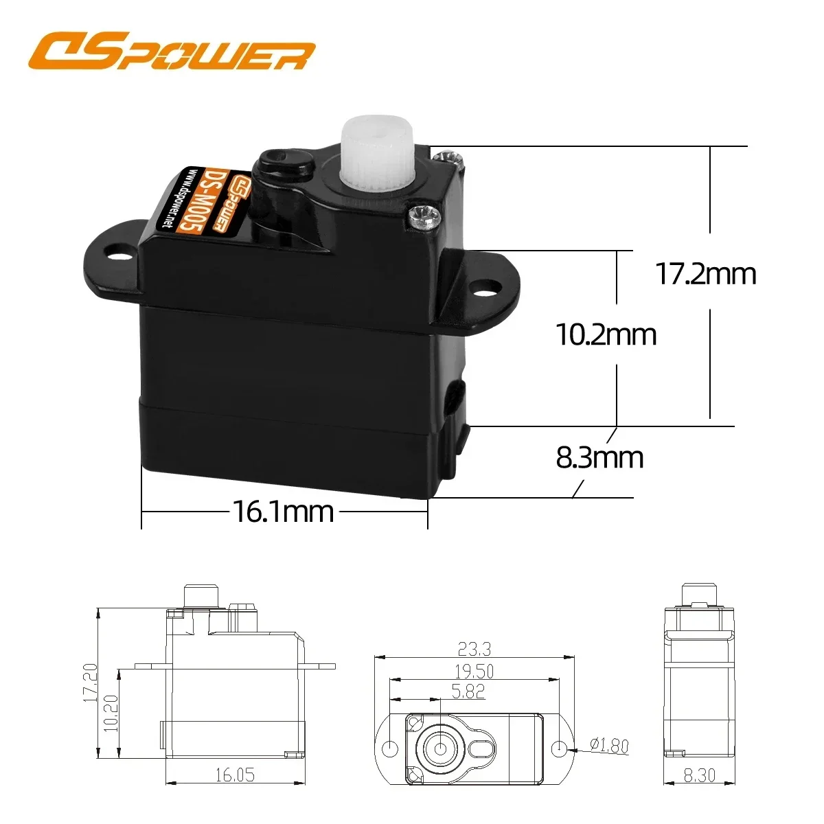 Planeur RC 2.4G 6 Axes Gyro 3D6G Vol Stationnaire Retournement