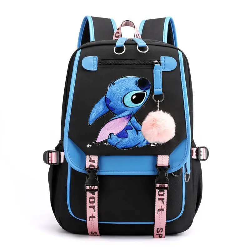 

Disney Animation Lilo & Stitch Cartoon Stitch New Children's Backpack Mini School Bag Cute Shoulder Bag Gift for Boys and Girls