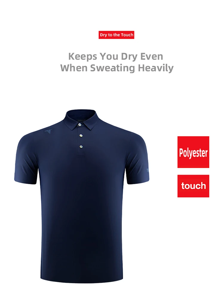 Tibhar New Men Women Business Polo Shirt Table Tennis T-shirt Short Sleeve Shirts Clothes Sportswear Top Ping Pong T Shirt
