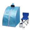 Lightweight Portable Personal Steam Sauna Spa for Relaxation at Home 99 Minute Timer 1000 Watt Steam Generator with Chair 1