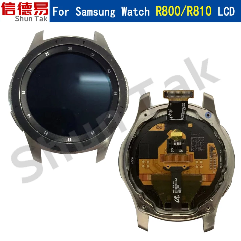 Display Dell'Orologio Per Samsung Galaxy Watch 46Mm Sm-R800 R800 R805 42Mm Sm-R810 R810 R815 Display Lcd Touch Screen