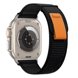 Nylon Trail Loop Band for Smartwatch - Versatile and Durable Strap Bracelet (Black)