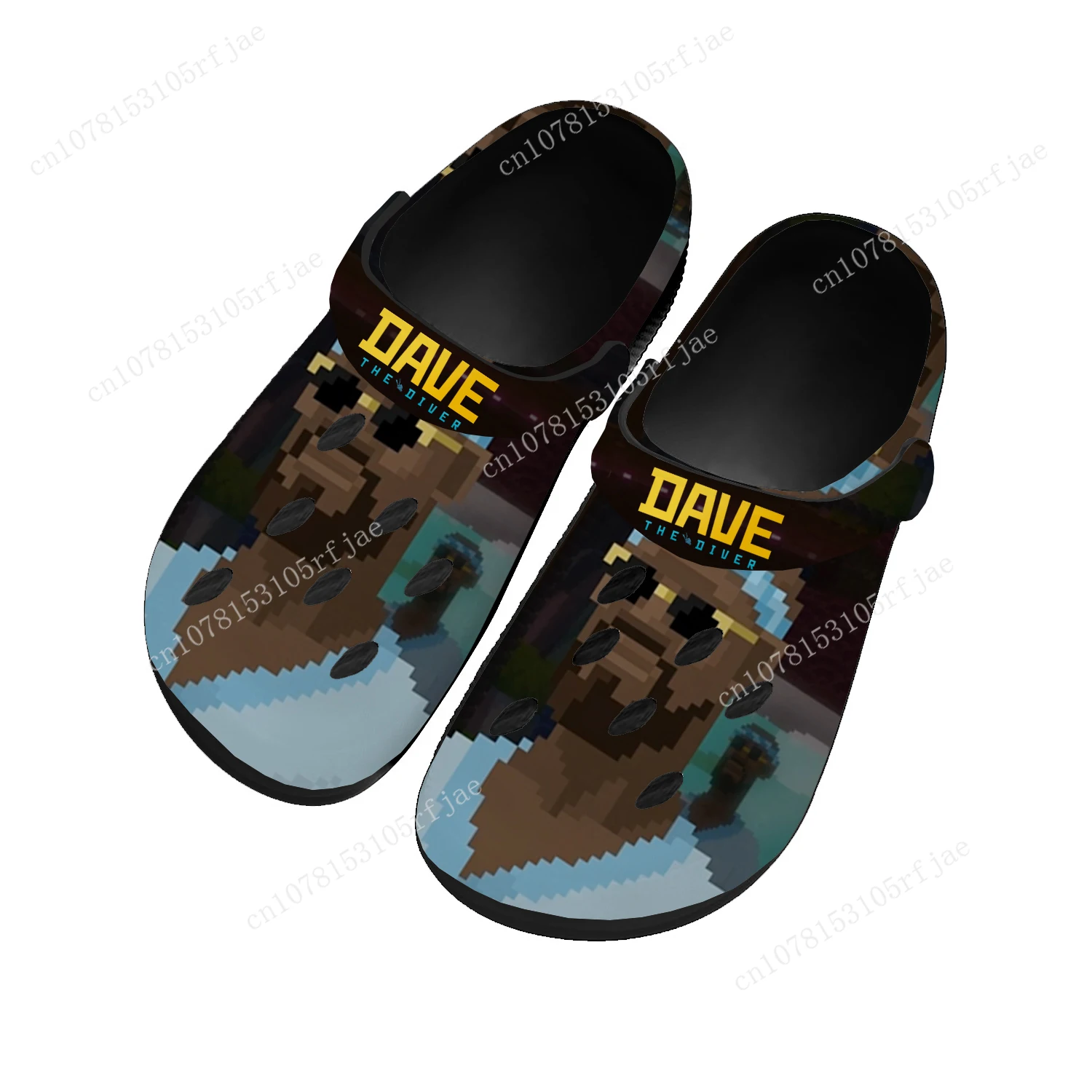 

Anime Cartoon Game DAVE THE DIVER Home Clogs Mens Womens Teenager Tailor Made Water Shoes Garden Beach Hole Slippers Sandals