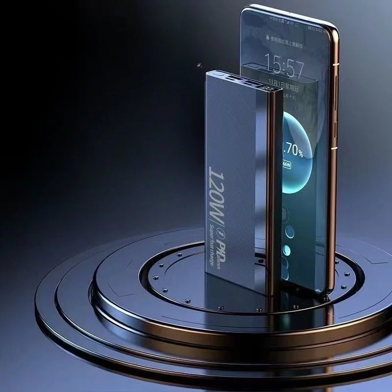 20W 초고속 충전 500000mAh 보조배터리 대용량 PD 디지털 디스플레이 휴대용 외장 배터리 20000mAh 57000mAh