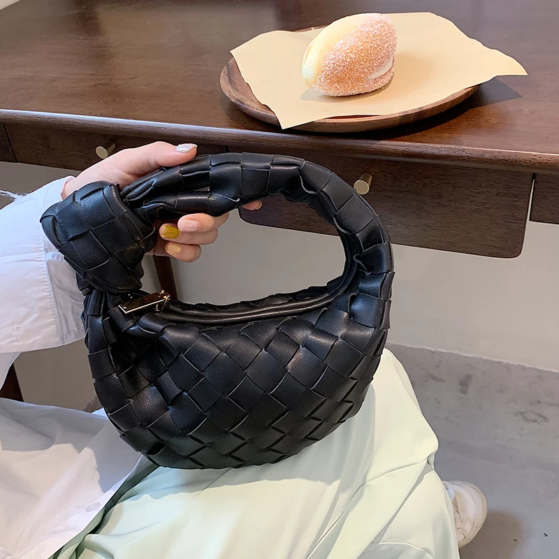Brand Woven Handbag High Quality Leather Cloud Bag for Women Luxury Shoulder Bags Designer Clutch Purses Knitting Hand Hobos |