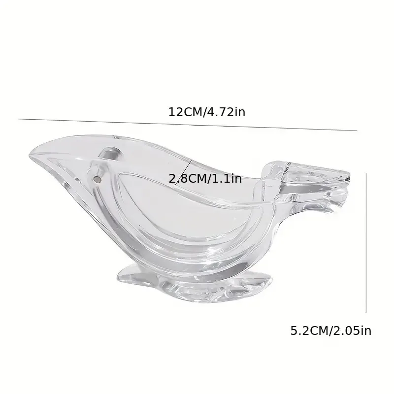 2pc Bird Lemon Lime Squeezer Manual Citrus Juicer Acrylic Glass Wedge Lime Press lemon squeezer juice squeezer