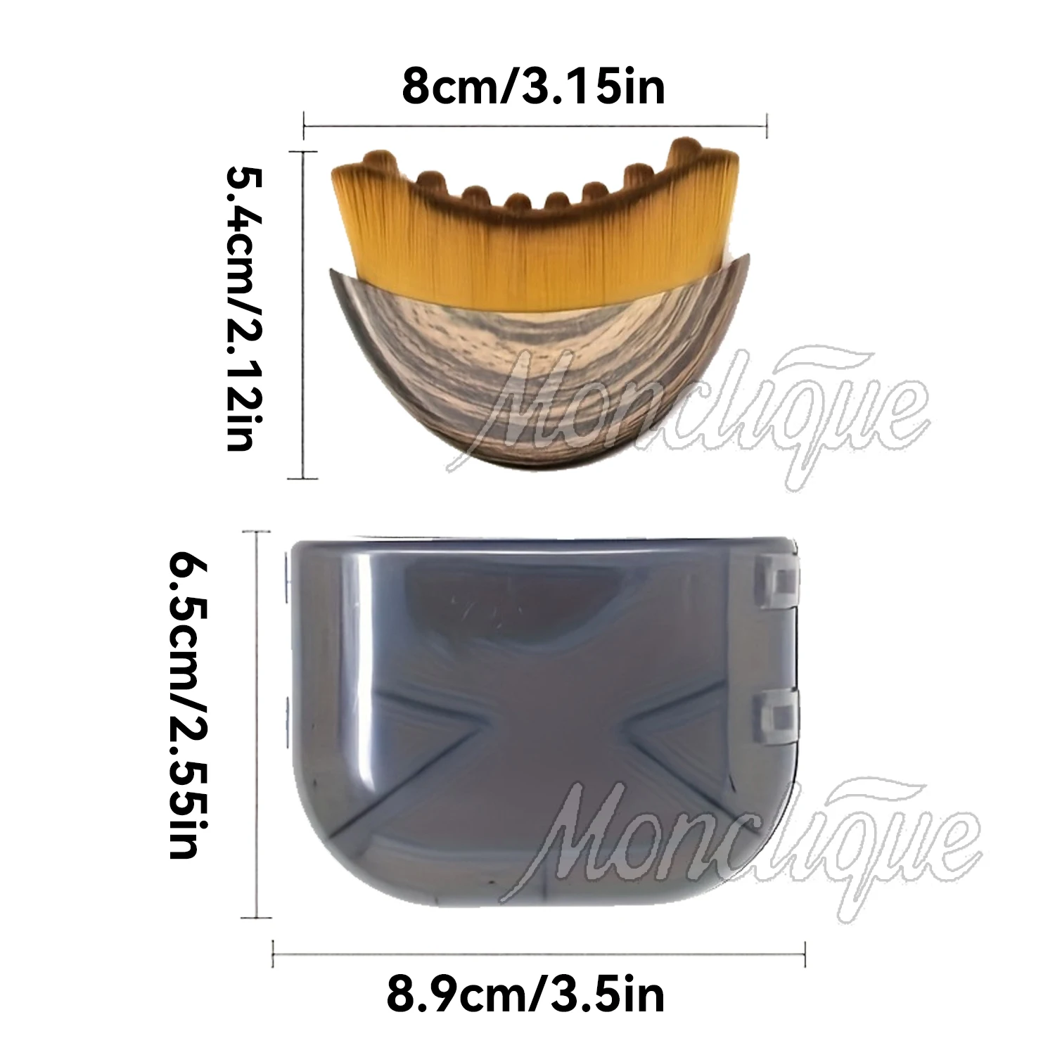 Soft Lymphatic Contour Face Brush Lymphatic Drainage Reduce Puffiness Relief Fatigue Body Massager Face Chin Skin Sculpting Tool