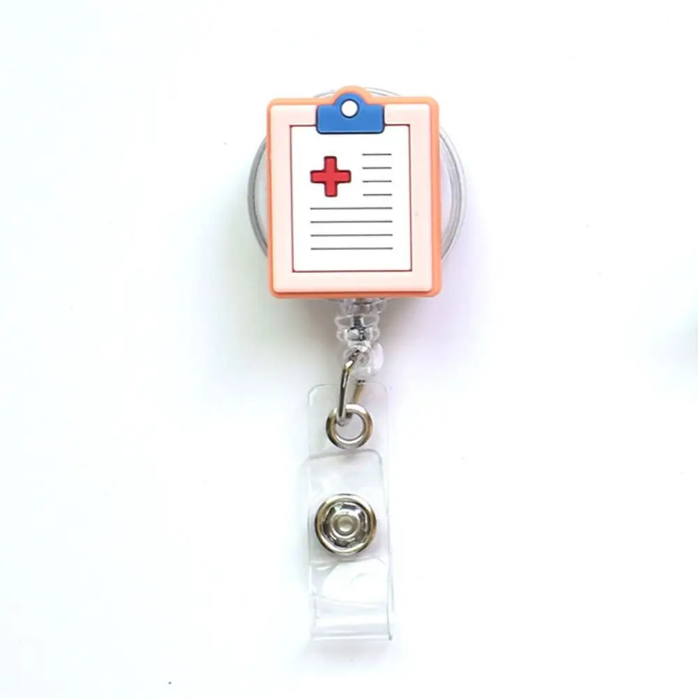 

Nurse Doctor Chest Card Holder Students Card Hospital Badge Holder ID Card Clips Retractable Badge Reel Nurse Badge Holder