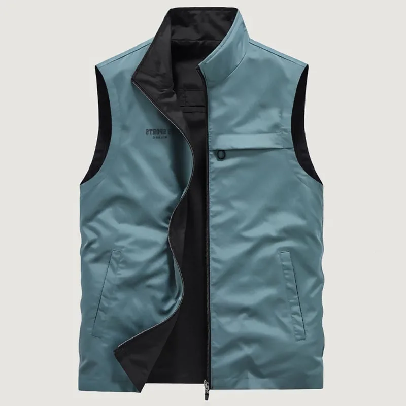 

Gilets for Men Male Outerwear Cool Vest Motorcycle Military Jacket Reporter Fishing Tactical Waterproof