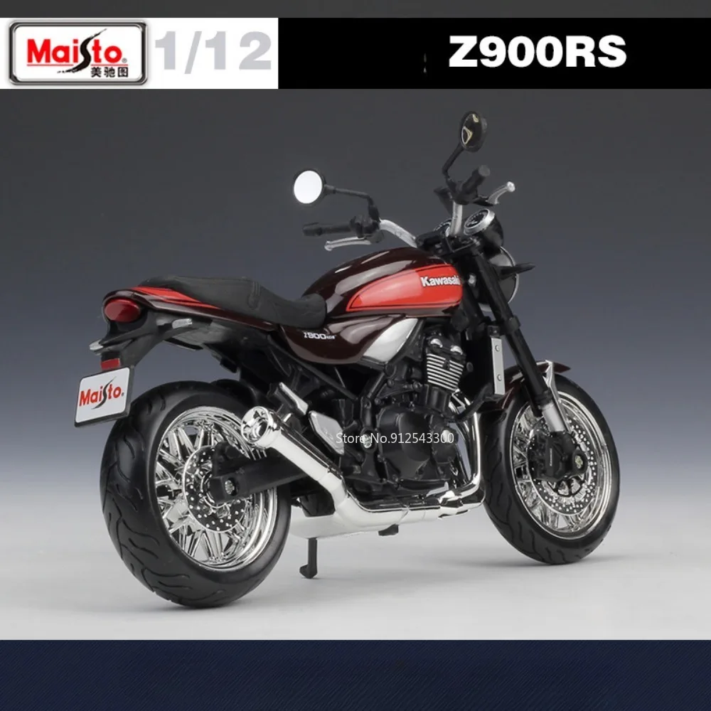 1/12 Kawasaki Z900RS Toy Motorcycle Model Alloy Diecast Static Simulation Model Motorcycle Toys for Boys Birthday Gift Souvenirs 3