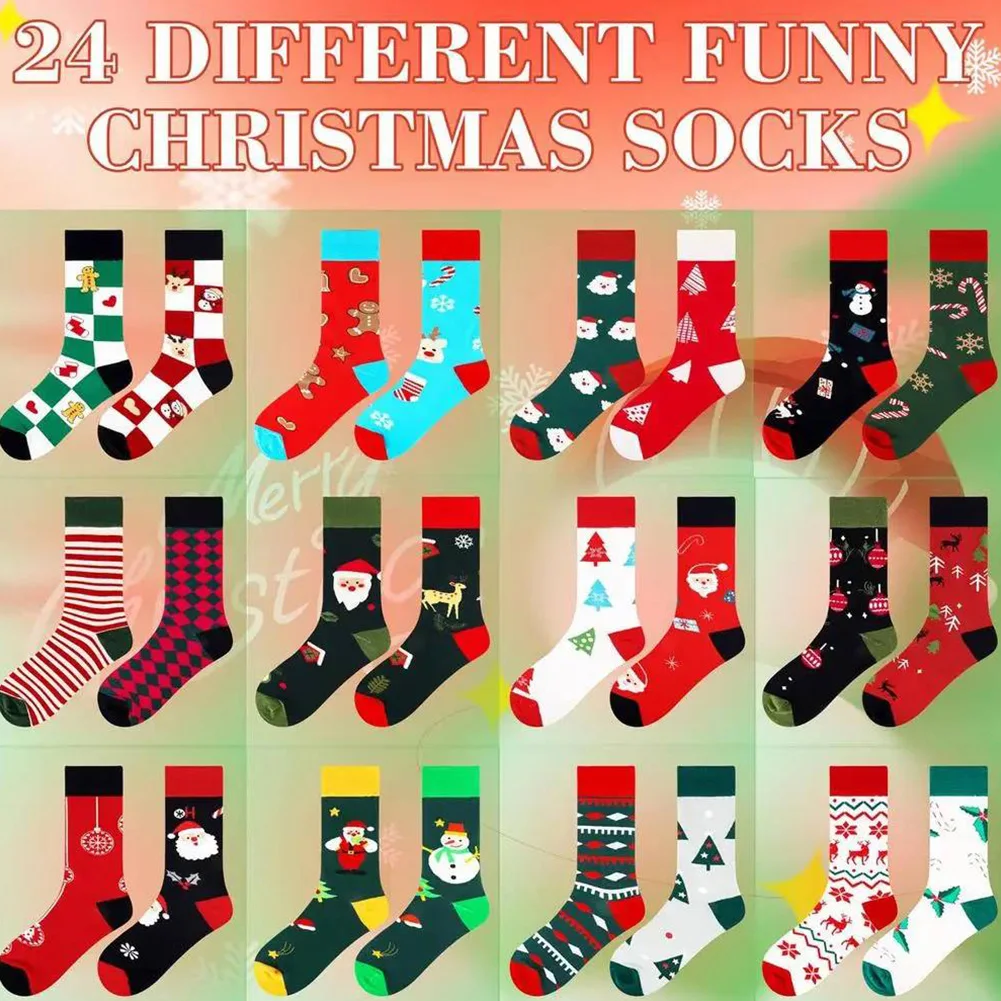 Calcetines De Navidad - ¡24 Sorpresas Para El Adviento!