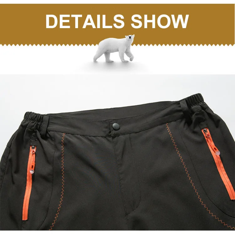 Unisex Spring Autumn Quick Dry Hiking Pants for Outdoor Trails