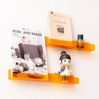 Scaffali in acrilico, mensole galleggianti per parete, espositori Funko Pop Lego, scaffali per libri per bambini, ripiano portaoggetti appeso