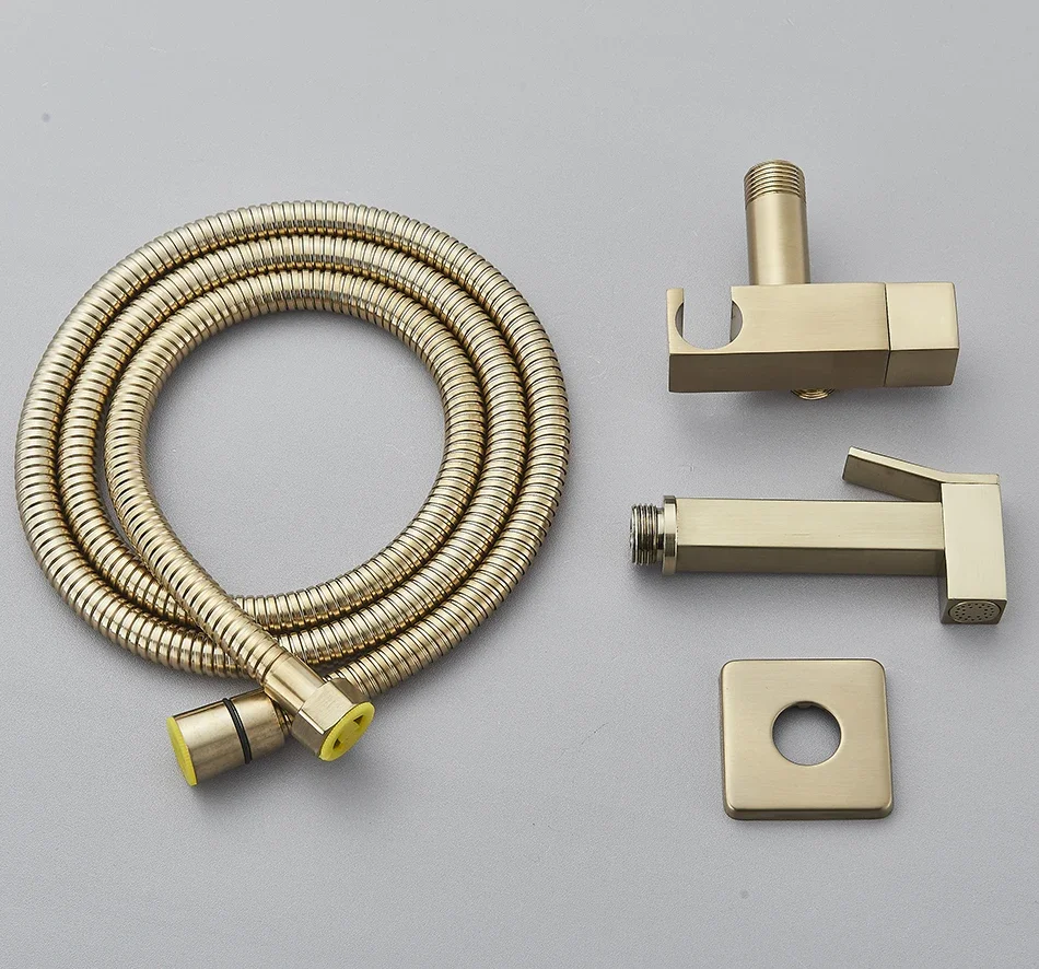 Uythner Brass Bathroom Bidet Faucet with Single Cold Water Sprayer & Jet Handle