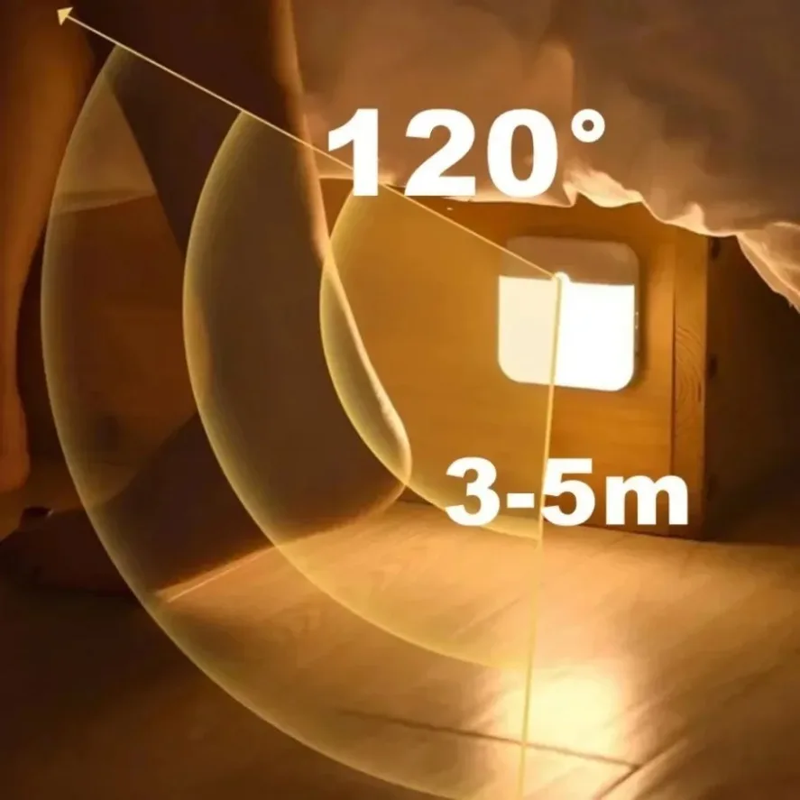 Rechargeable LED PIR Motion Sensor Night Light