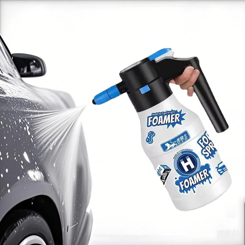 Foam sprayer Electric 1.5L Foam Generator for Car Wash Lithium Battery Lance 1h Endurance Car Wash Towel