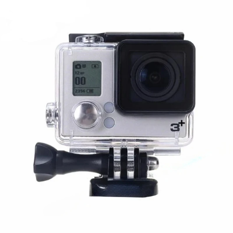 Supports adhésifs et vissés pour caméras GoPro HERO3+ et HERO3, adaptés à diverses surfaces.